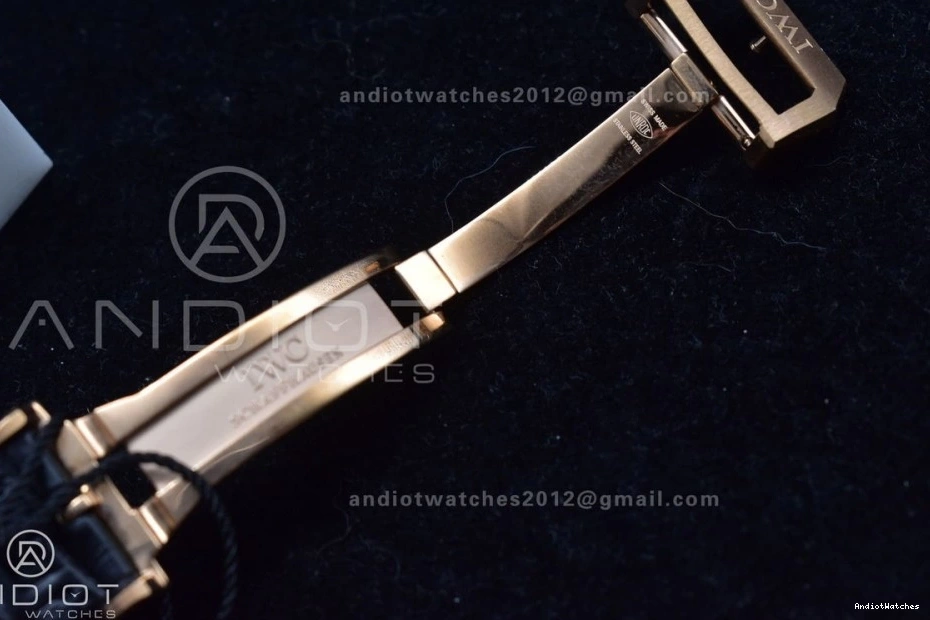 Genuine) Strap Best A7750 IW371482 as Black 444 Practical on Portuguese 1:1 Leather Edition (Same Thickness ZF Chrono 0115